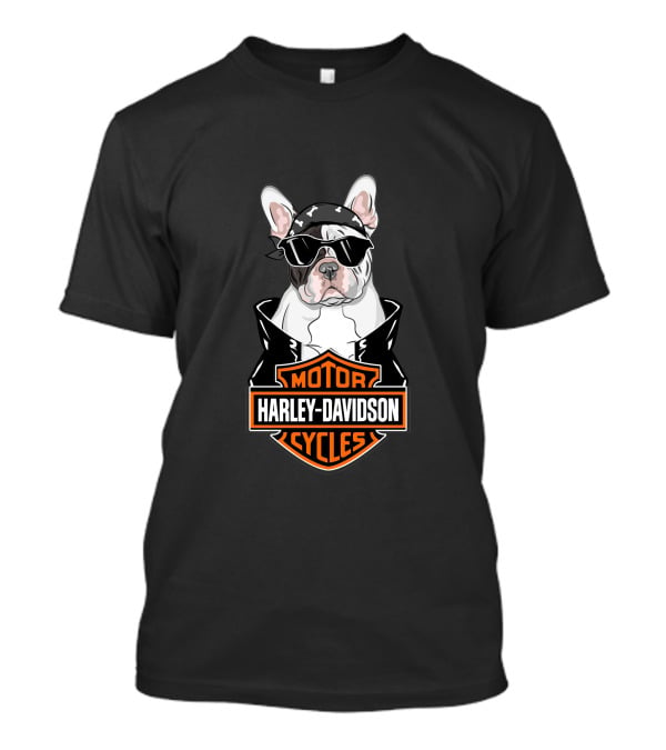 Harley Davidson French Bulldog Motorcycles T-Shirt
