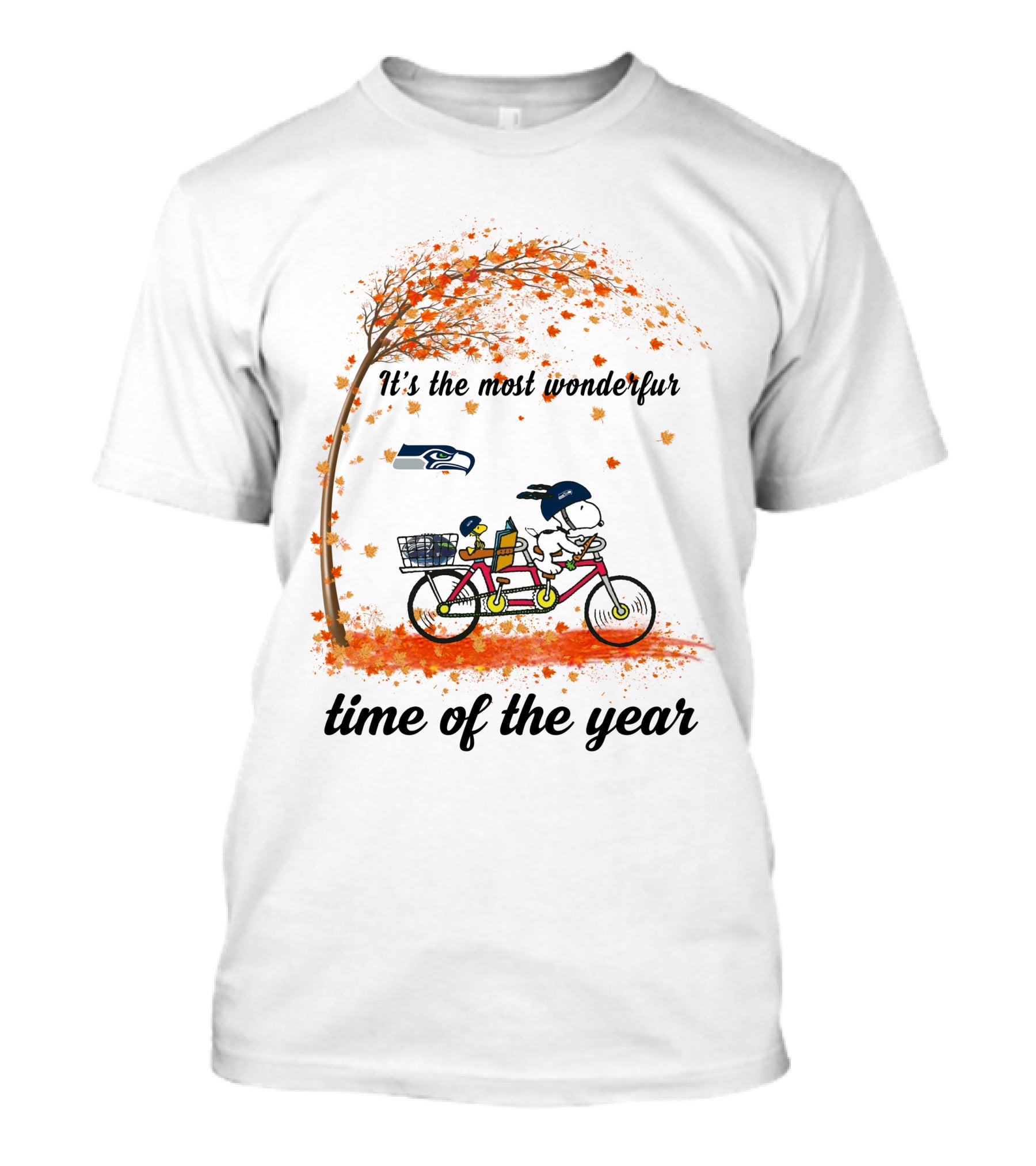 It's The Most Wonderful Time Of The Year Seattle Seahawks Autumn T-Shirt