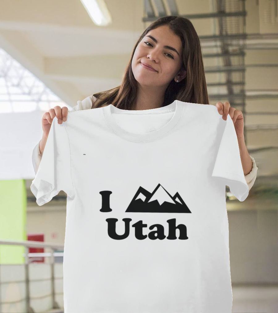 I Love Utah Mountain Scenic Adventure T-Shirt