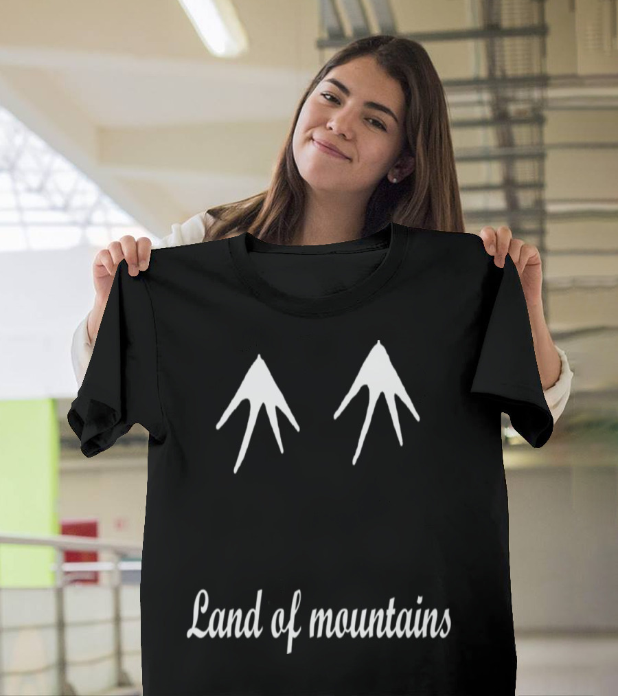 Snow-Capped Peaks in the Land of Mountains T-Shirt