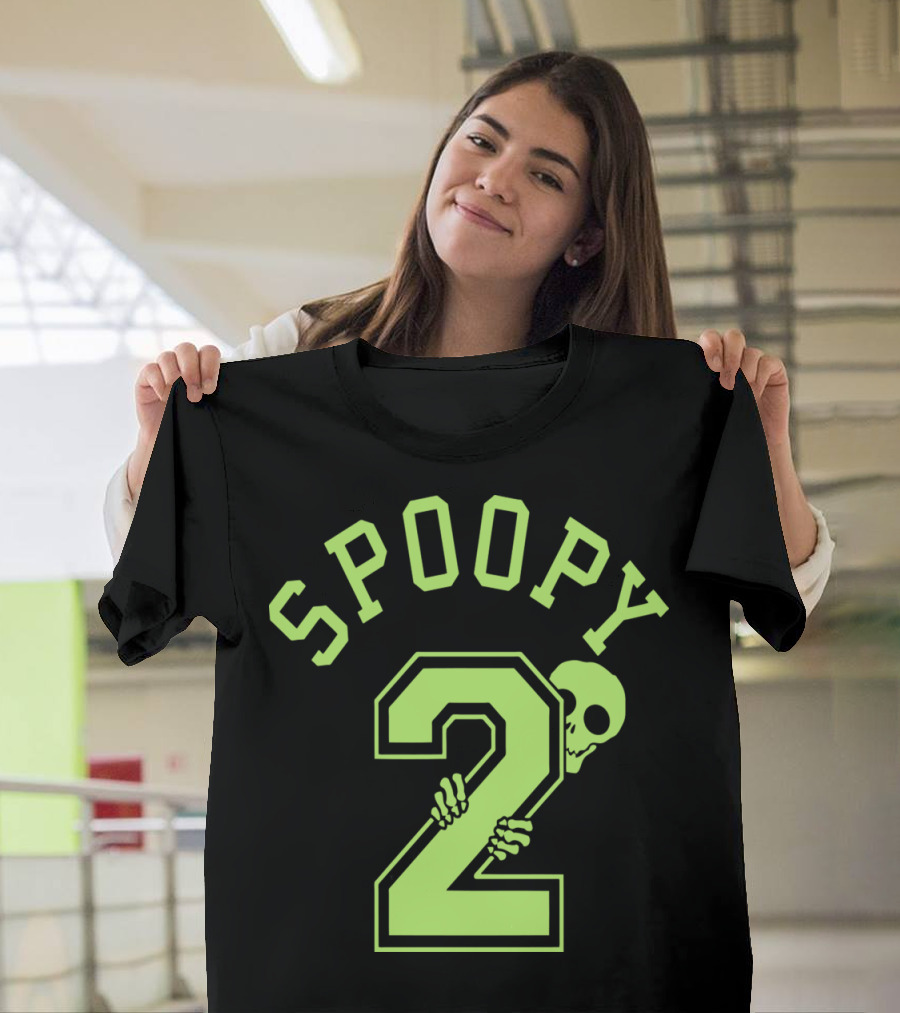 Spoopy Halloween 2 Skull Hands Sporty T-Shirt