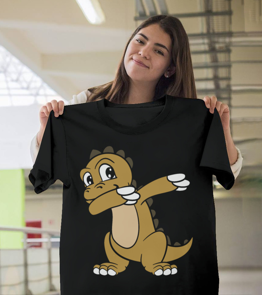 Dabbing Dab Baby Dinosaur Dragon T-Shirt