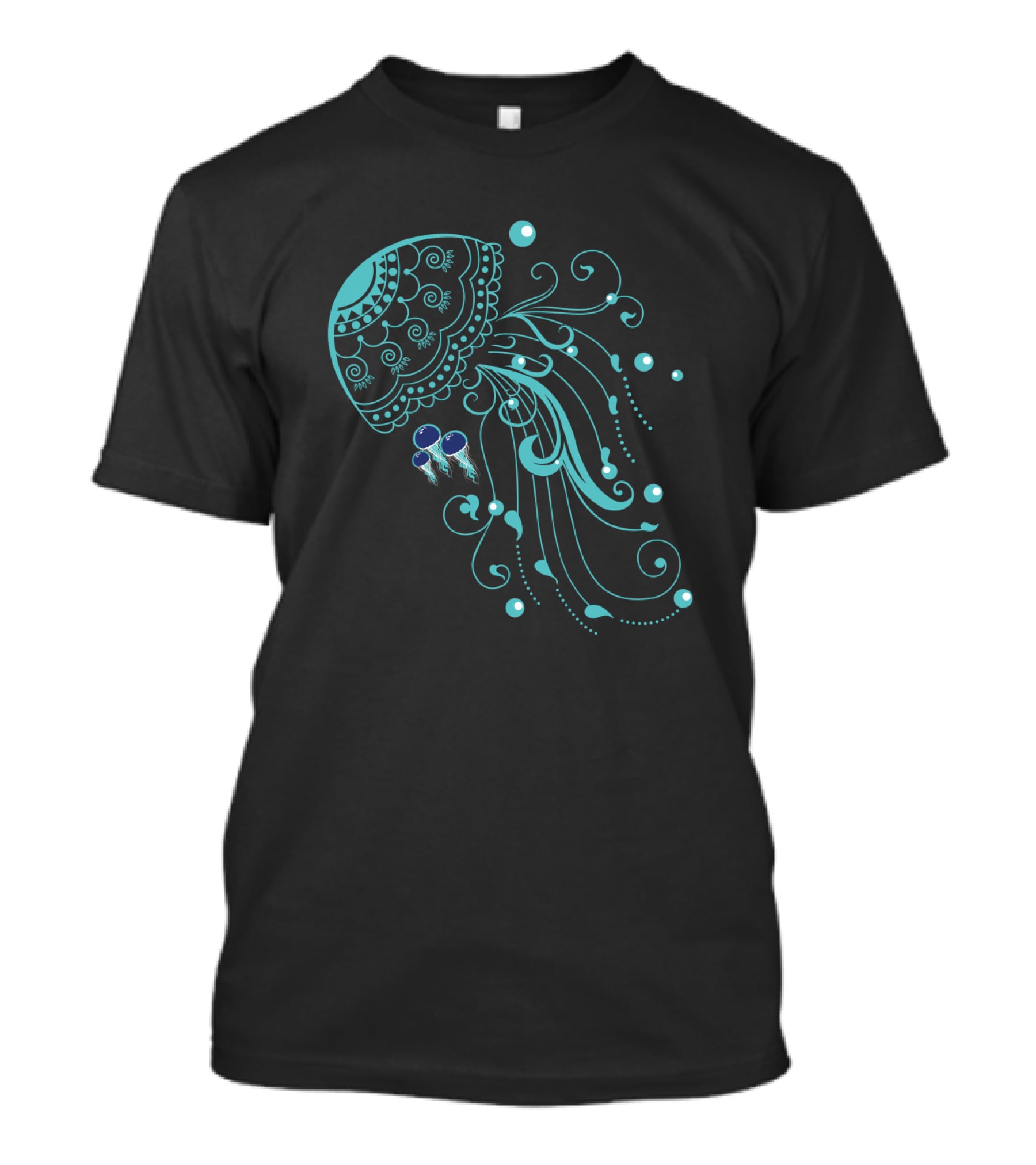Cool Jellyfish Swirl T-Shirt