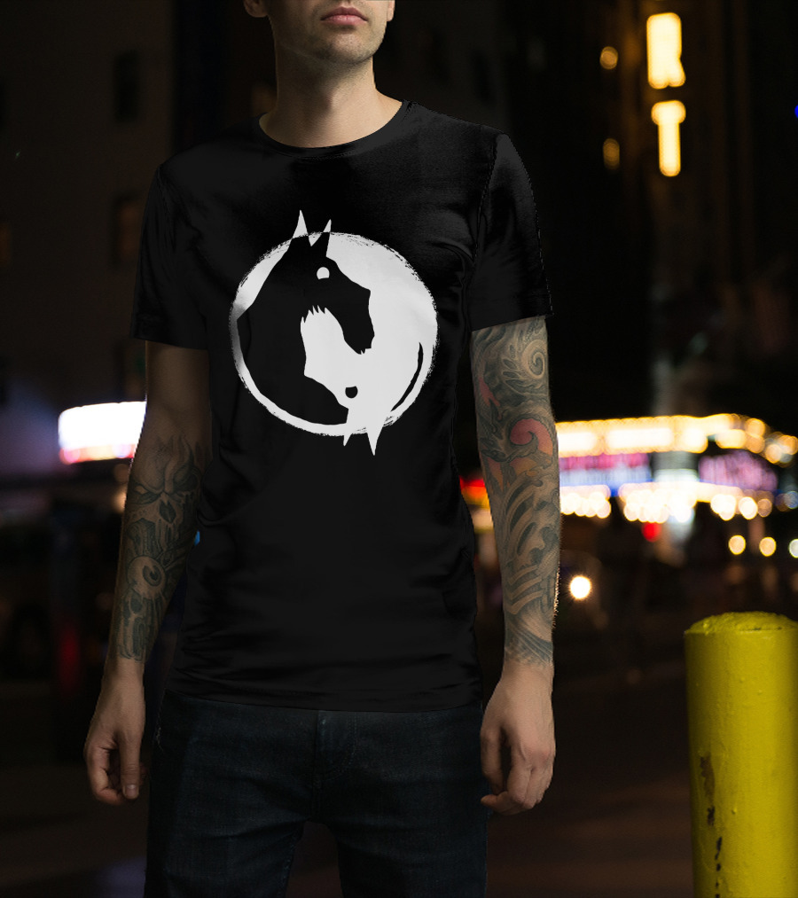Yin Yang Dog Scottish Terrier T-Shirt