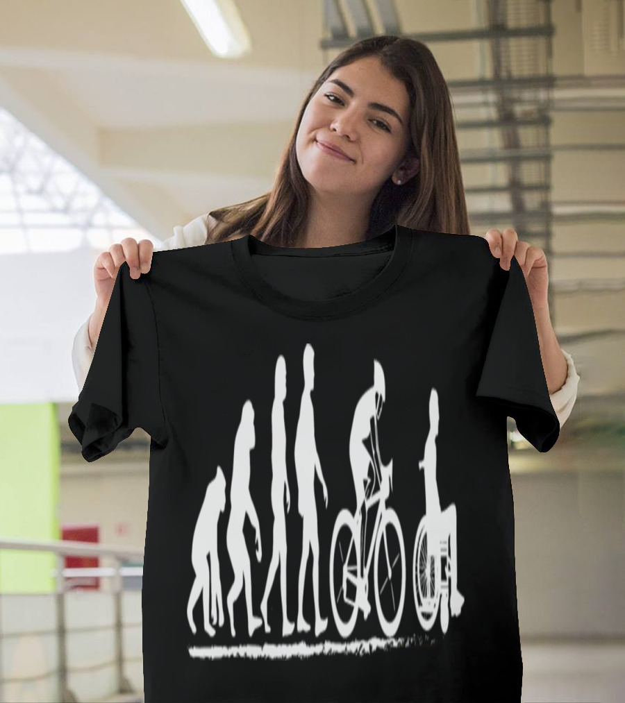 I LOVE MY BICYCLE Evolution from Ape to Wheelchair Journey T-Shirt