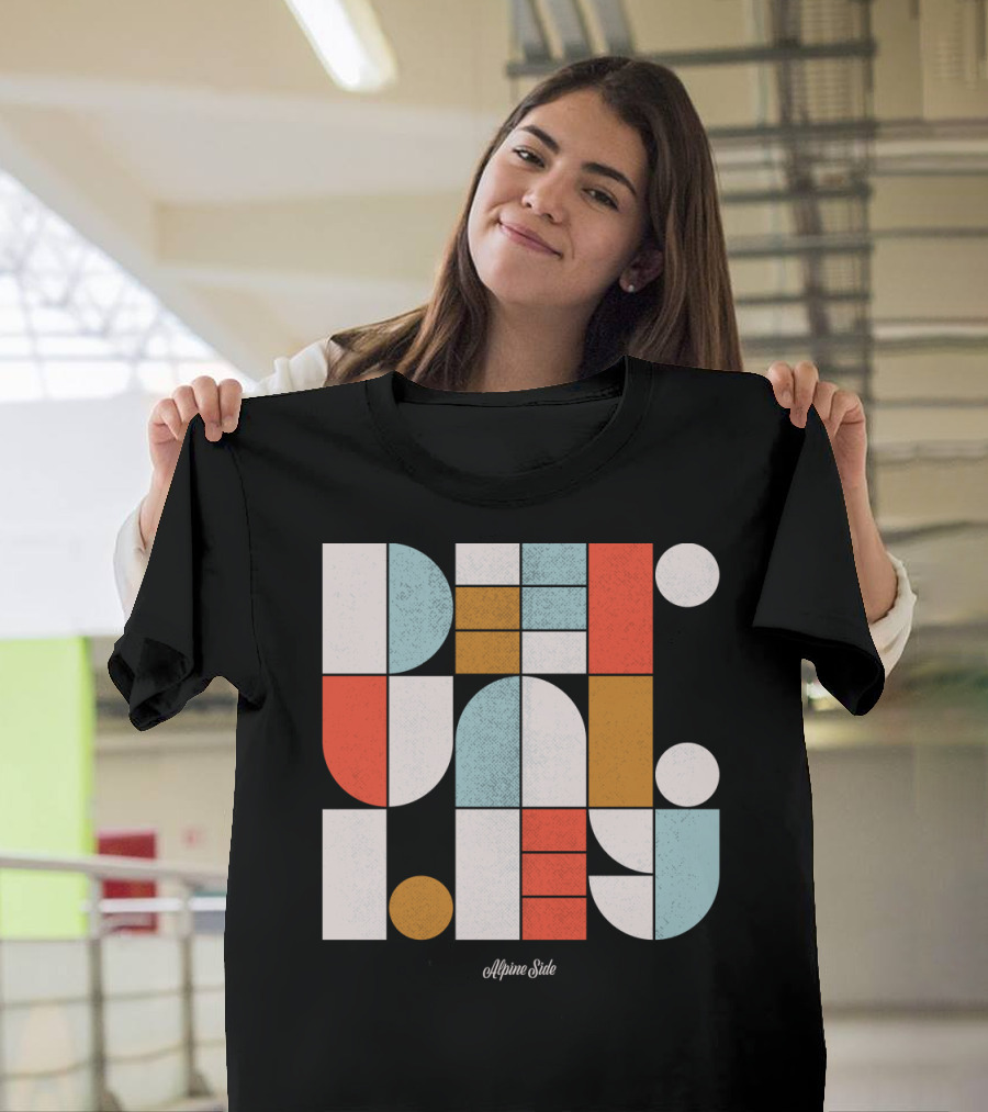 Deer Valley Alpine Side Geometric T-Shirt