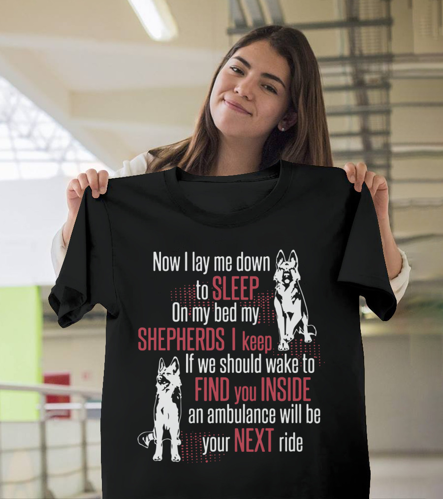 Now I Lay Me Down to Sleep Shepherds I Keep Find You Inside Next Ride T-Shirt