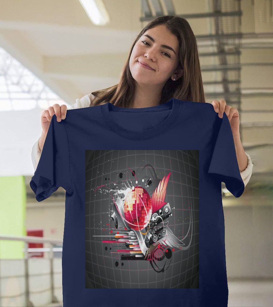 Disco Dance Love with Vibrant Speaker Elements T-Shirt