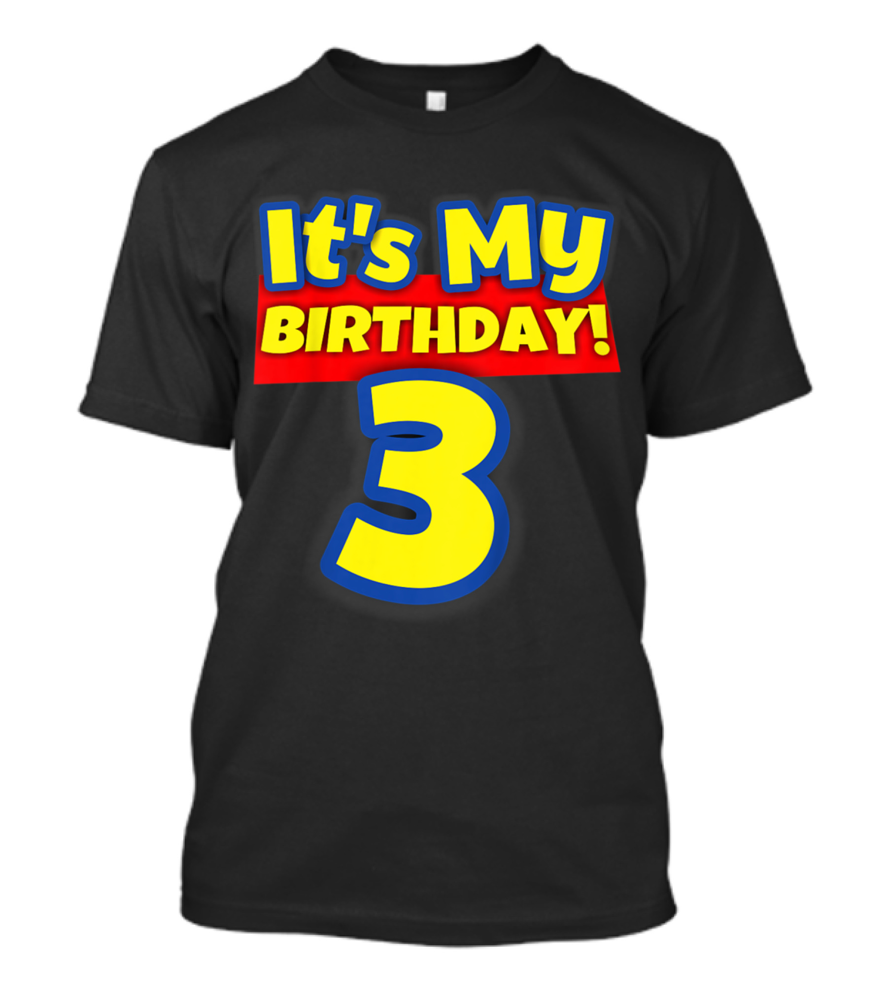 Kids 3 Year Old It's My Birthday Boys And Girls 3 T-Shirt