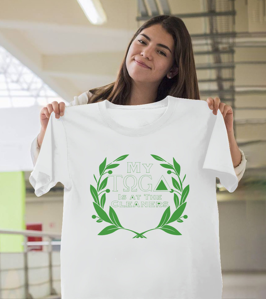 My Toga is at the Cleaners Greek Laurel Wreath T-Shirt