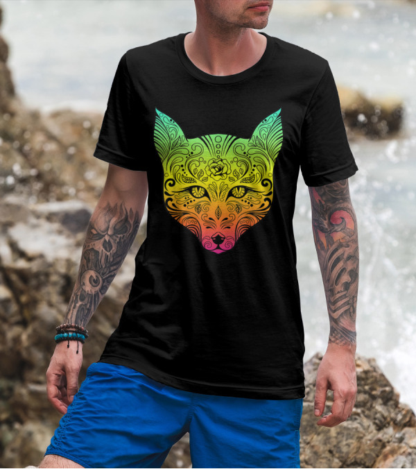Trance EDM Club Fox Day Of The Dead Techno Fusion T-Shirt