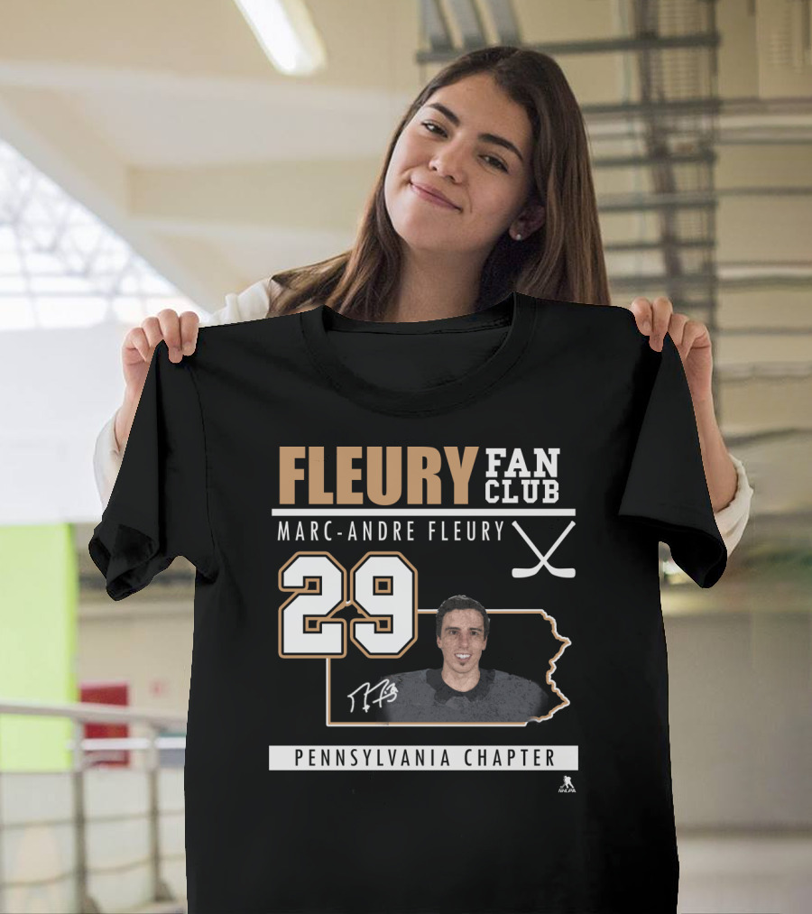 Fleury Fan Club Marc-Andre Fleury 29 Pennsylvania Chapter T-Shirt