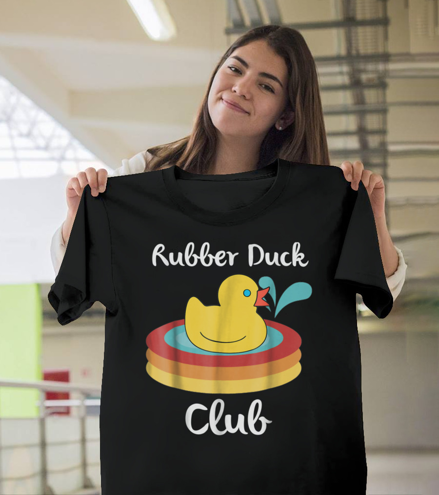 Rubber Duck Club Swimming Pool Fun T-Shirt