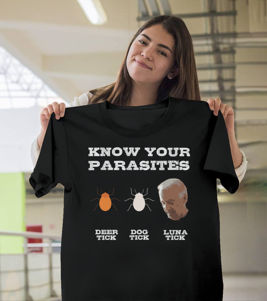 Know Your Parasites Deer Tick Dog Tick Luna Tick T-Shirt