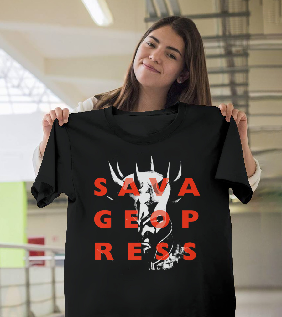 Savage Opress Star Wars The Clone Wars Text T-Shirt