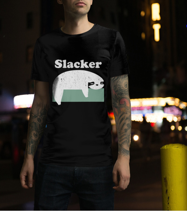 Slacker Funny Cute Sloth T-Shirt