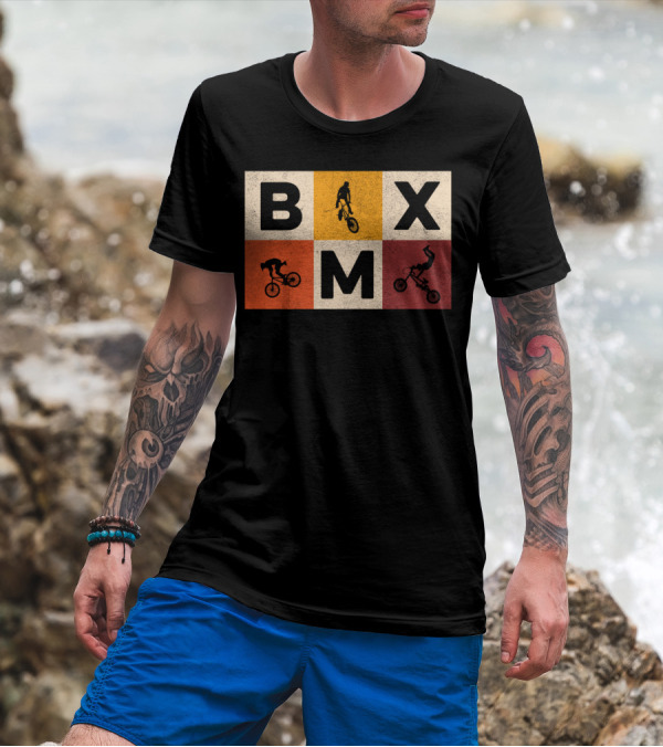 BMX Bicycle Tricks Freestyle Motocross T-Shirt