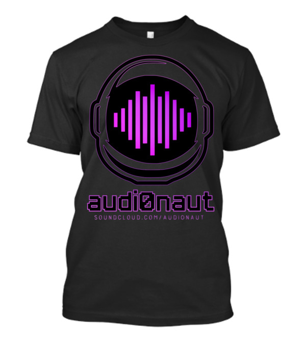 Audi0naut Soundcloud Original Pixelated Helmet T-Shirt