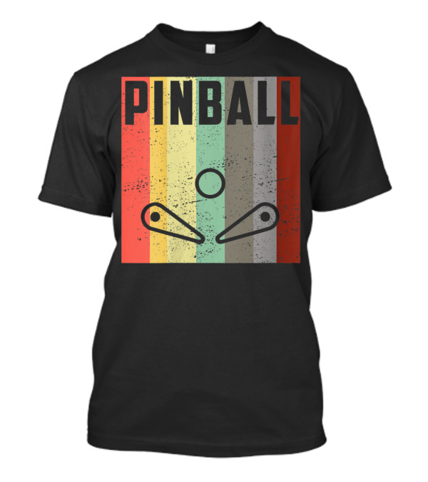 Retro Pinball Flipper Arcade Gaming T-Shirt