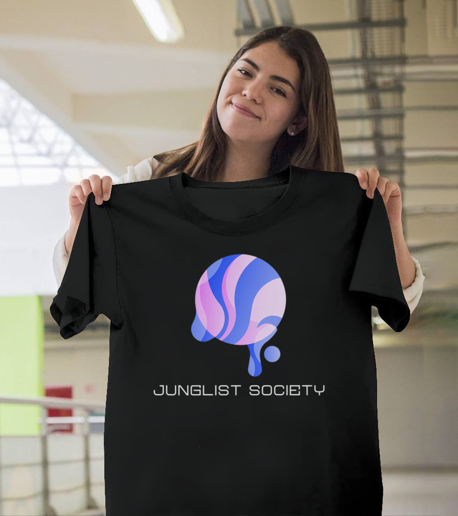 Junglist Society Drum And Bass 174 Bpm Dnb Music T-Shirt