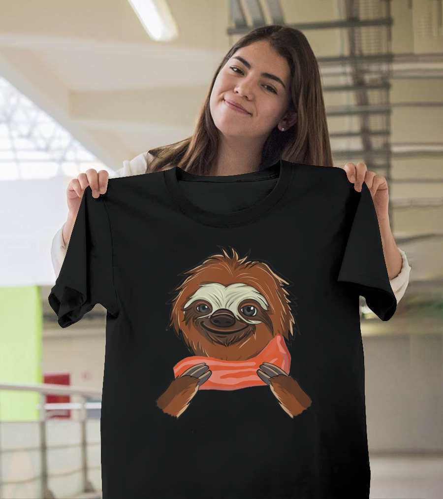 Cute Giant Sloth Bacon Lover Mania Unique T-Shirt
