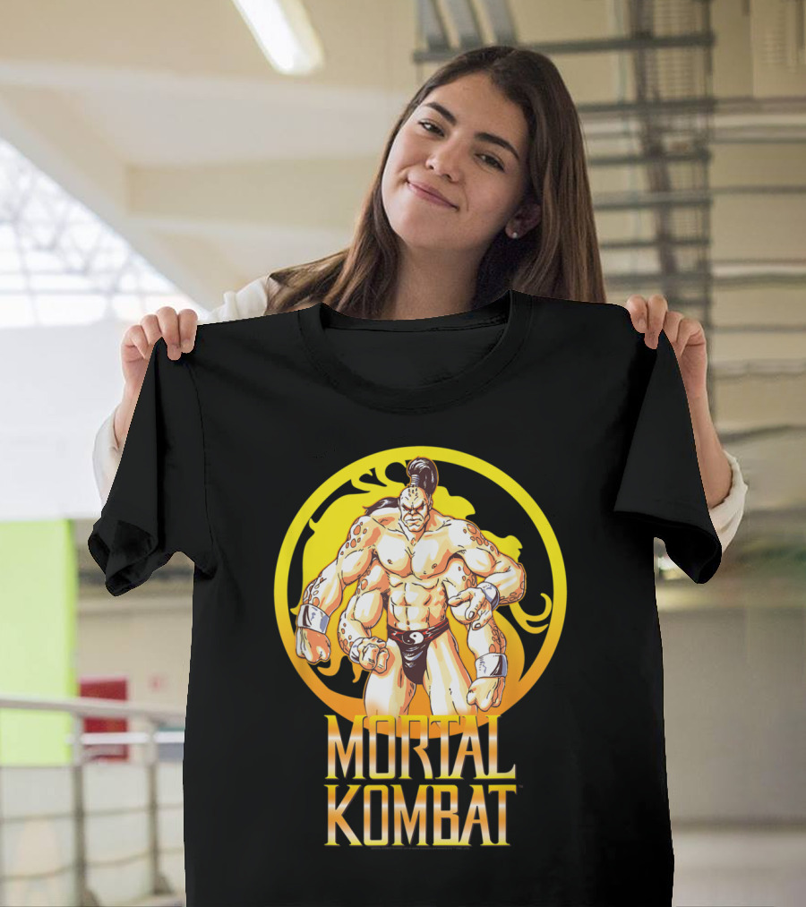 Mortal Kombat Klassic Goro Icon With Dragon T-Shirt