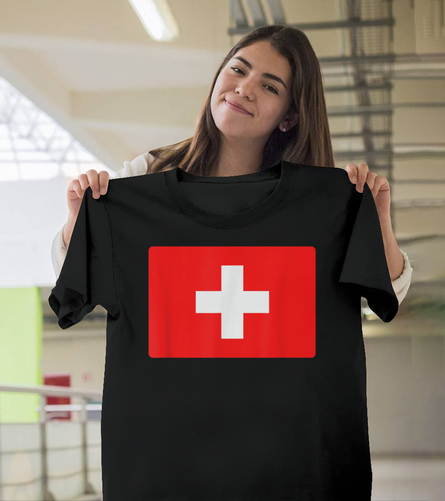 Switzerland Flag Swiss Cross T-Shirt