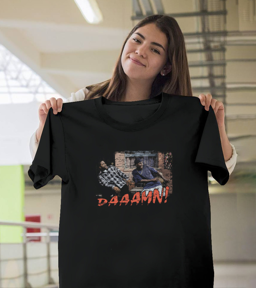 Daaamn Friday Movie Scene Weathered Board T-Shirt