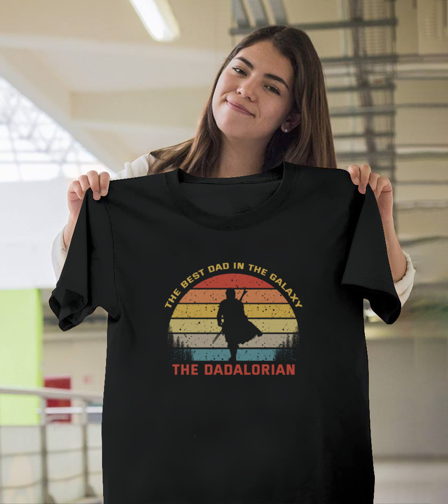 The Dadalorian The Best Dad In The Galaxy T-Shirt