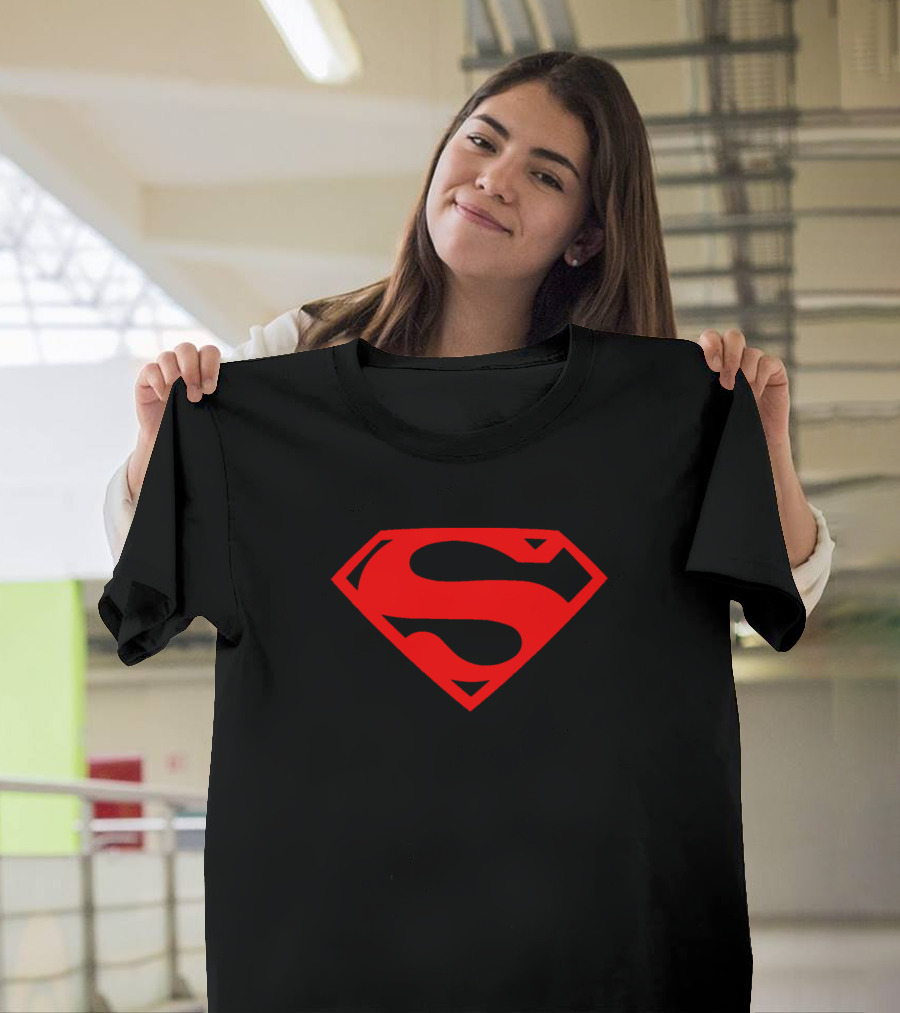 Superboy 1978 Style Red Superman Emblem T-Shirt