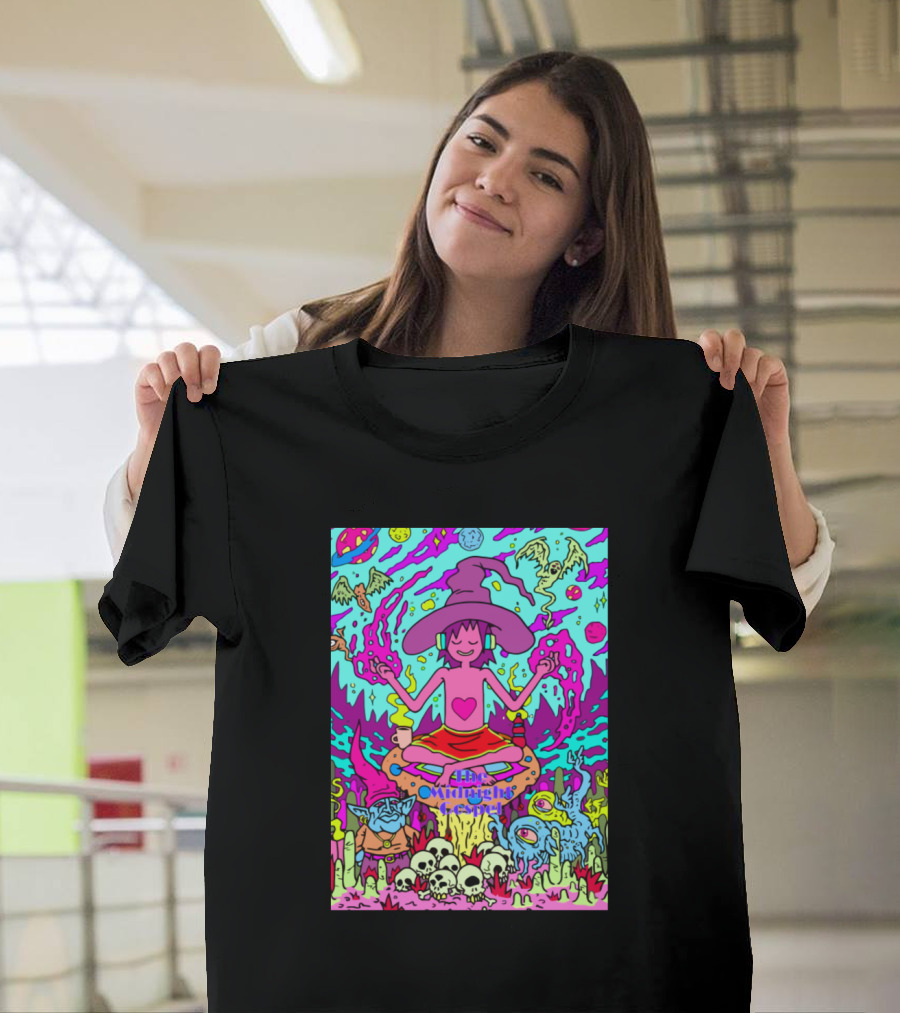 The Midnight Gospel Vibrant Psychedelic Meditation Scene T-Shirt