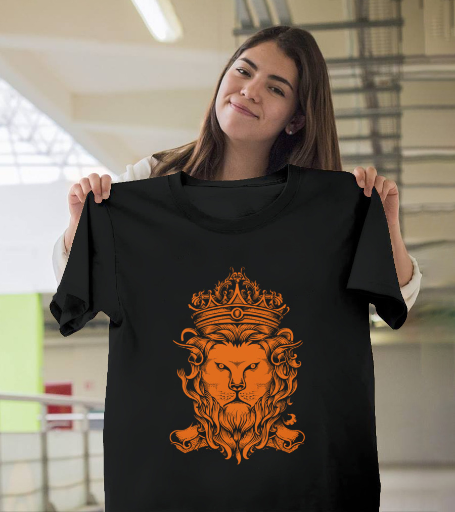 Cowboys Cowboys King Lion with Crown T-Shirt