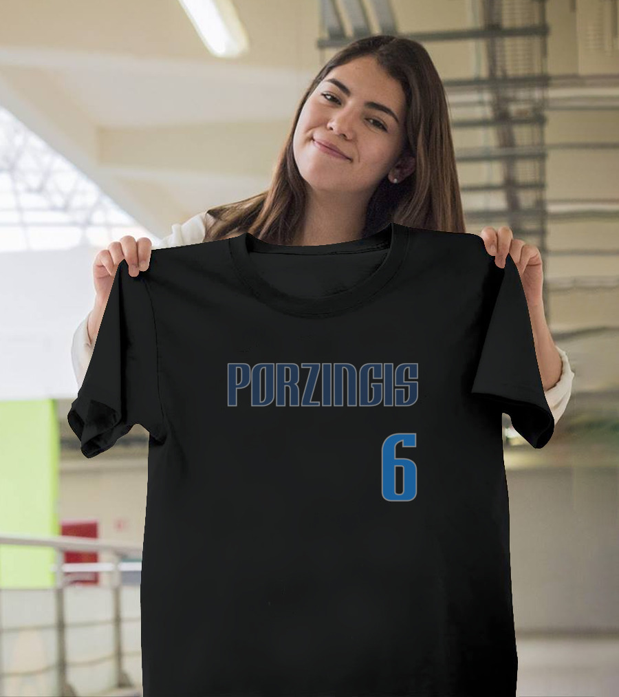 Porzingis 6 Dallas Basketball T-Shirt