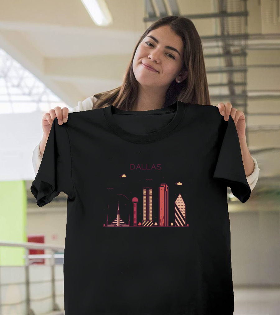 Dallas Skyline Texas United T-Shirt