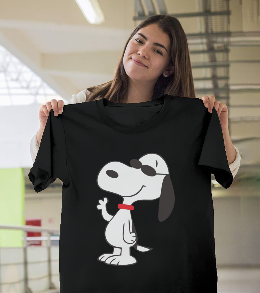 Cool Snoopy with Sunglasses Peanuts Characters T-Shirt