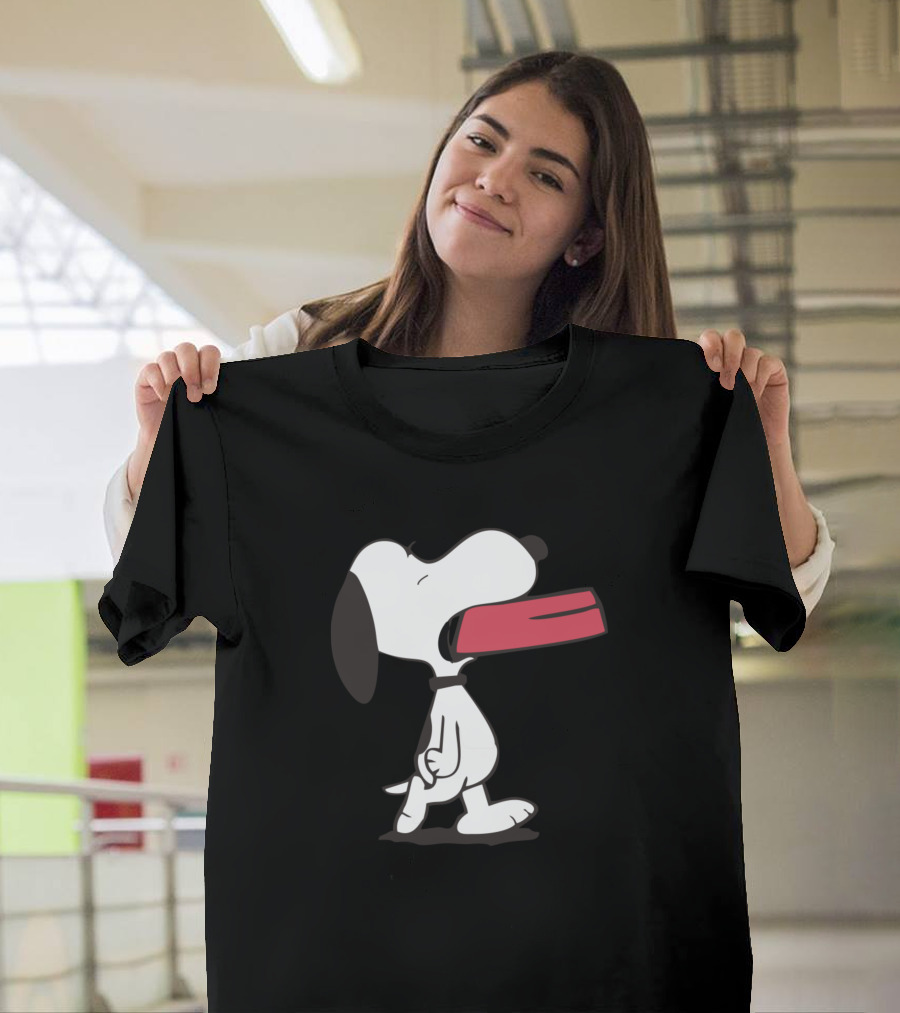 Snoopy Is Hungry Wide Open Mouth T-Shirt