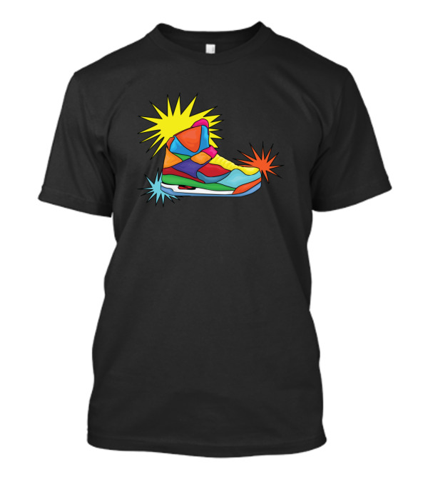 Jordan Colorful Clay Shoes Vibrant Sneaker Pop T-Shirt