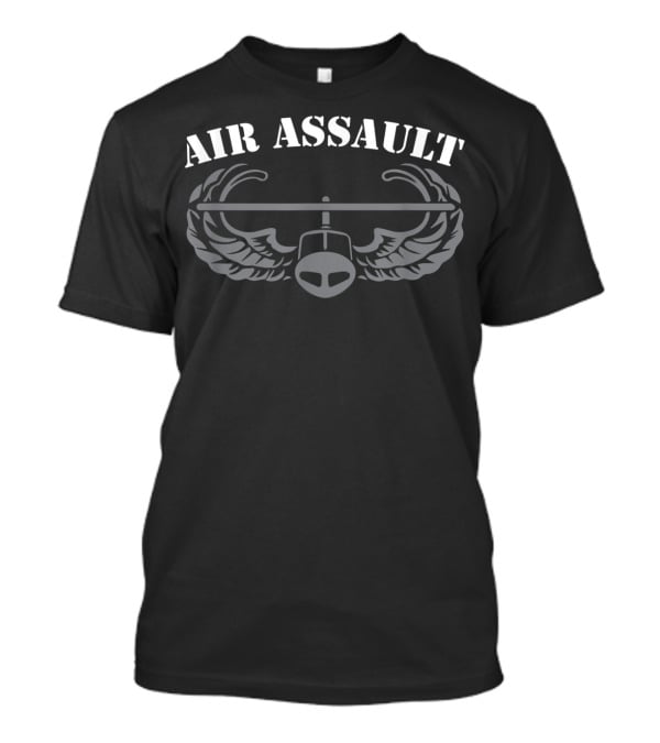 Air Assault Helicopter With Wings Military Symbol 20460 T-Shirt