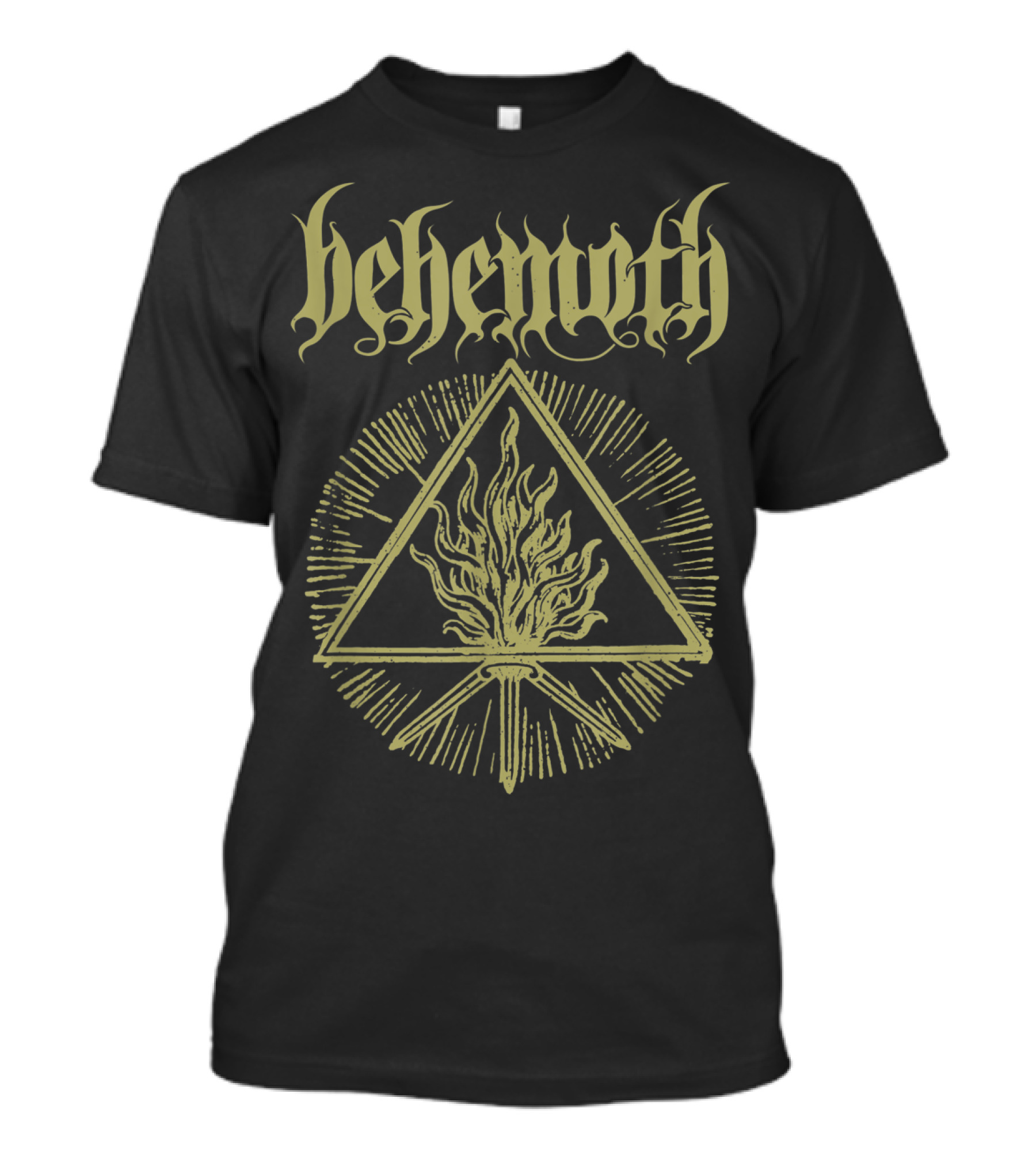 Behemoth Sigil Triangular Flame Symbol Official Merch T-Shirt