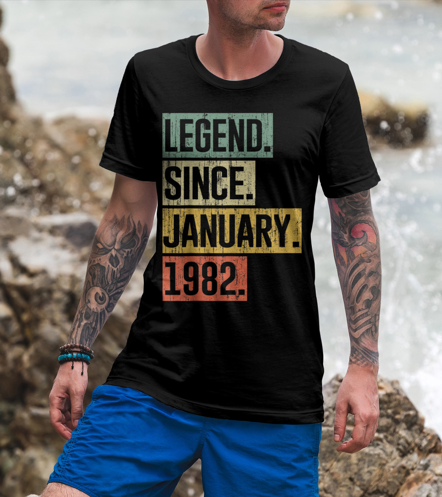 Legend Since January 1982 T-Shirt