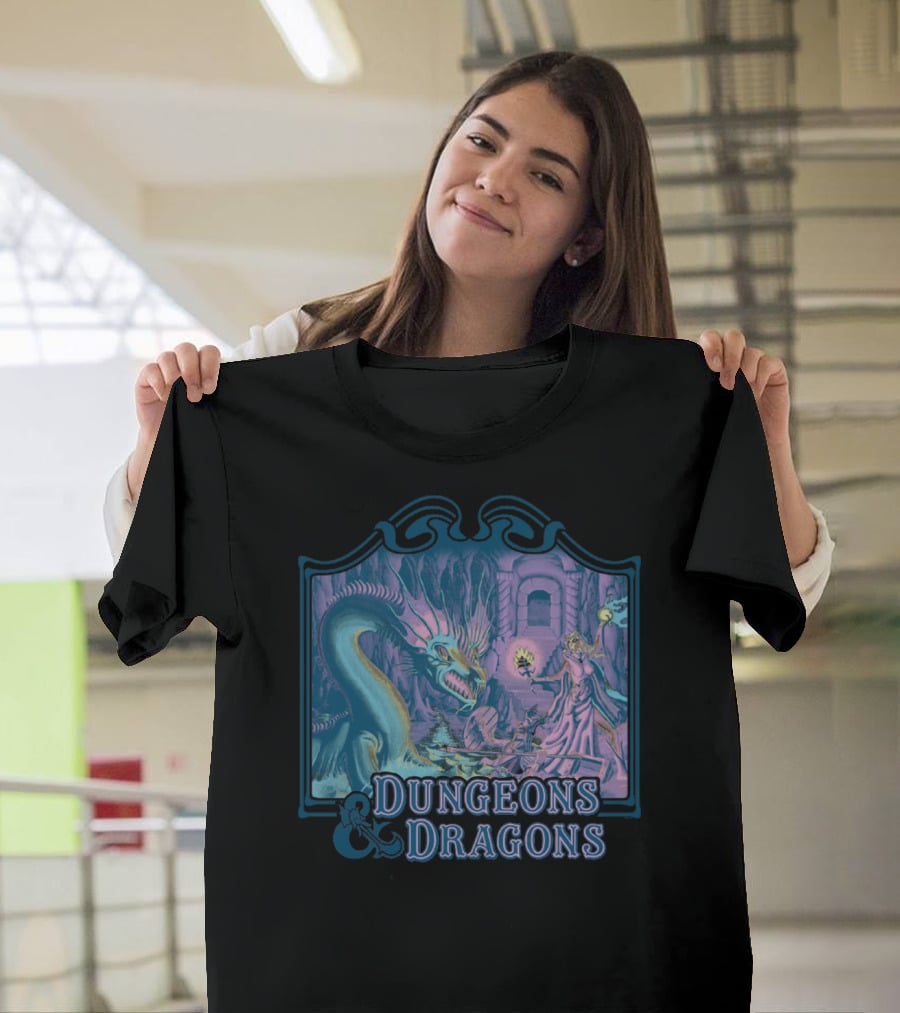 Dungeons Dragons Classic Basic Rule Fantasy Creature Encounter T-Shirt