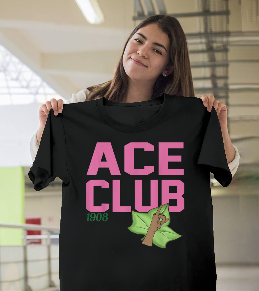 Ace Club 1908 Paraphernalia Aka Leaf Hand Gesture T-Shirt