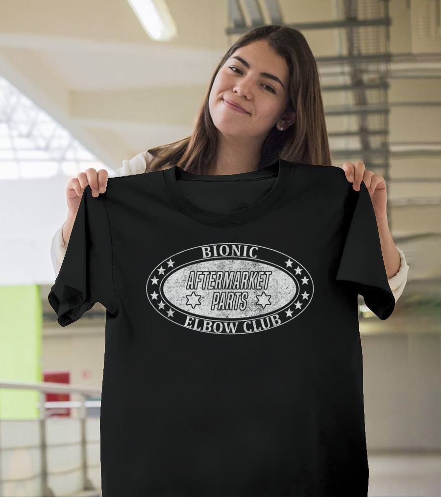 Bionic Elbow Club Aftermarket Parts Stars Oval T-Shirt