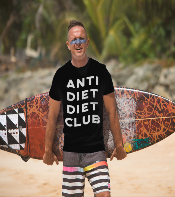 Anti Diet Diet Club For Fast Food Enthusiasts T-Shirt