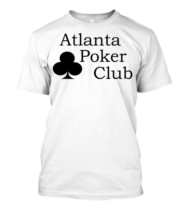 Atlanta Poker Club Playing Card Suit T-Shirt