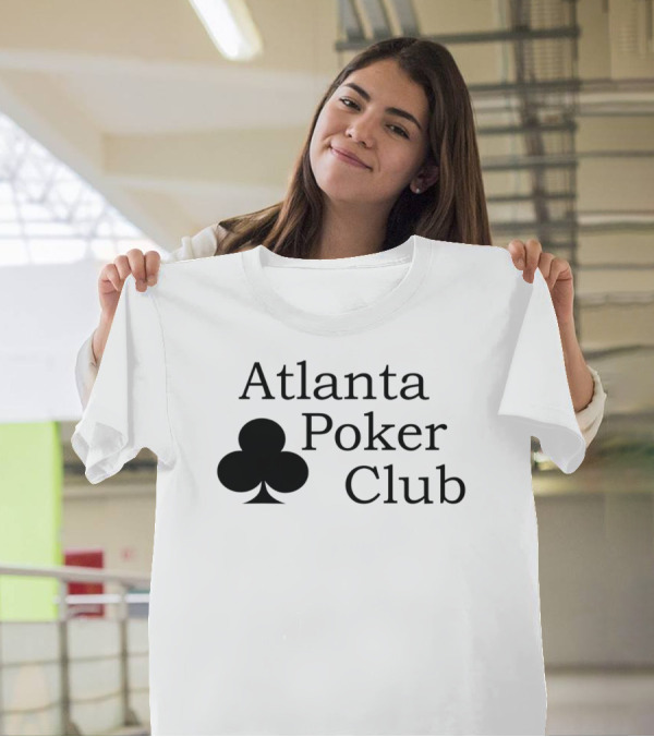 Atlanta Poker Club Playing Card Suit T-Shirt
