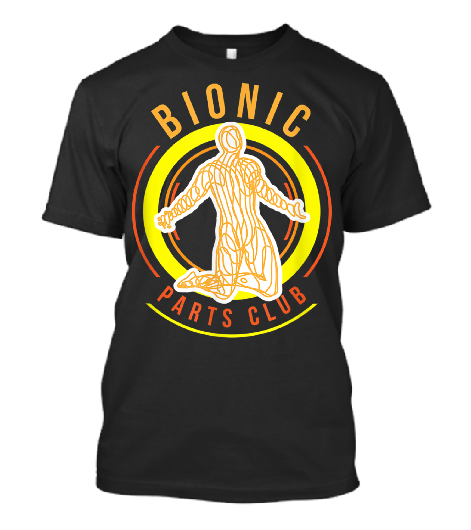 Bionic Parts Club Knee Hip Replacements Custom T-Shirt