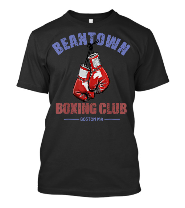 Beantown Boxing Club Boston MA Red Gloves T-Shirt