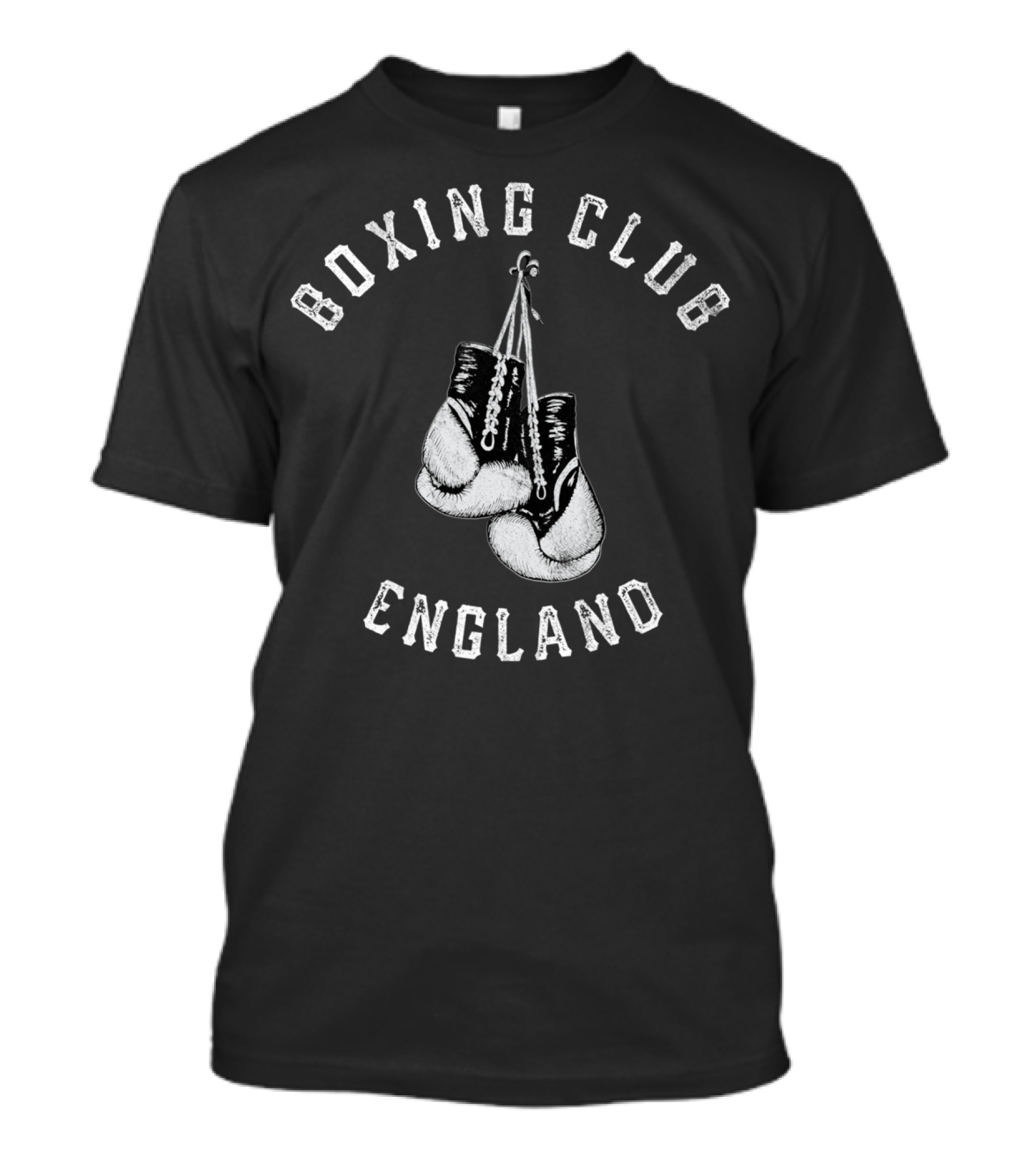 Boxing Club England Distressed Gloves T-Shirt