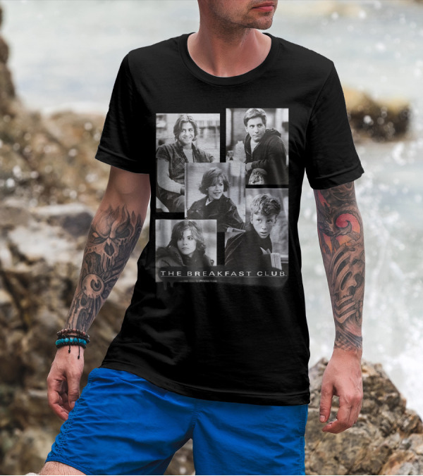 The Breakfast Club Five Iconic Character Photos T-Shirt